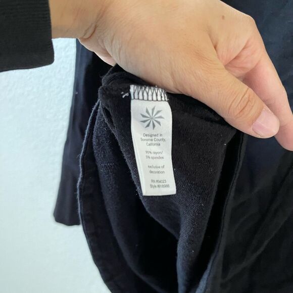 Athleta black cutout back sweater - Picture 6 of 7